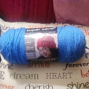 Red Heart Super Saver Yarn in Blue
